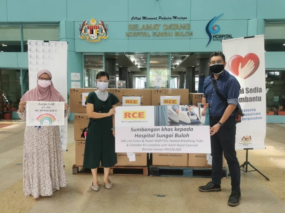 Read more about the article Sumbangan Peralatan Perubatan untuk Kegunaan Wad ICU di Hospital Sungai Buloh, Selangor.